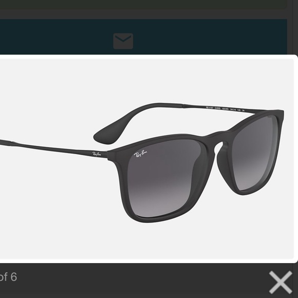 ❗️SOLD ❗️MATTE BLACK UNISEX RAYBANS - Picture 2 of 3